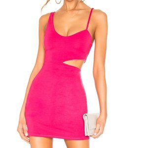Revolve Lambert Mini Dress (hot pink)